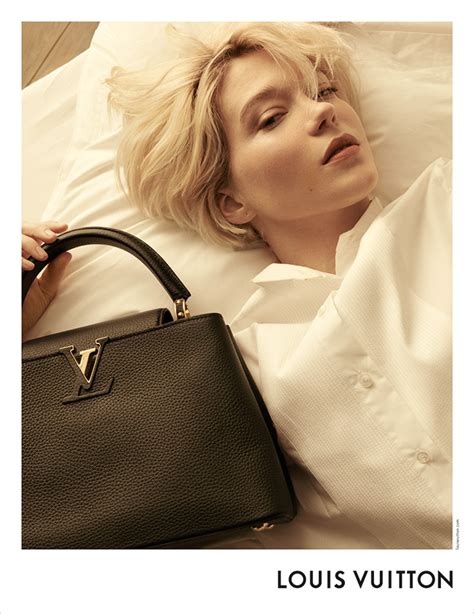 Léa Seydoux is the Face of LOUIS VUITTON 2021 Capucines 